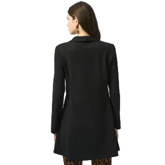 Joseph Ribkoff Chic Tailored Black Coat - Image 2