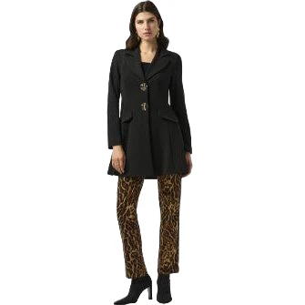 Joseph Ribkoff Chic Tailored Black Coat - Image 3