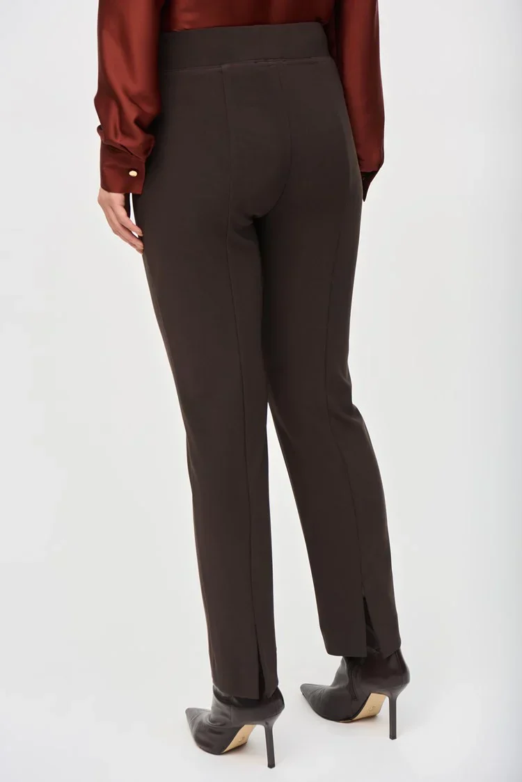 Joseph Ribkoff Classic Straight Show Your Shoe Pant (Mocha)(143105) - Image 2