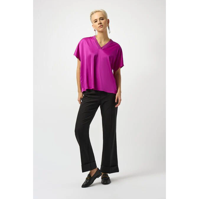 Joseph Ribkoff Cosmos Satin Pullover Top - Image 3