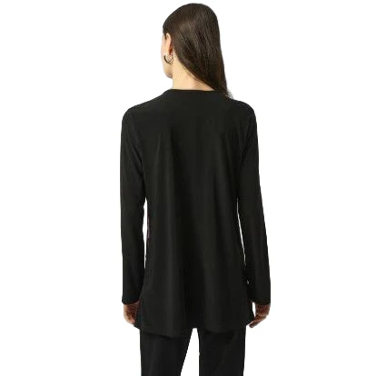 Joseph Ribkoff Geometric Print Knit Tunic (253172)(Black Multi) - Image 2