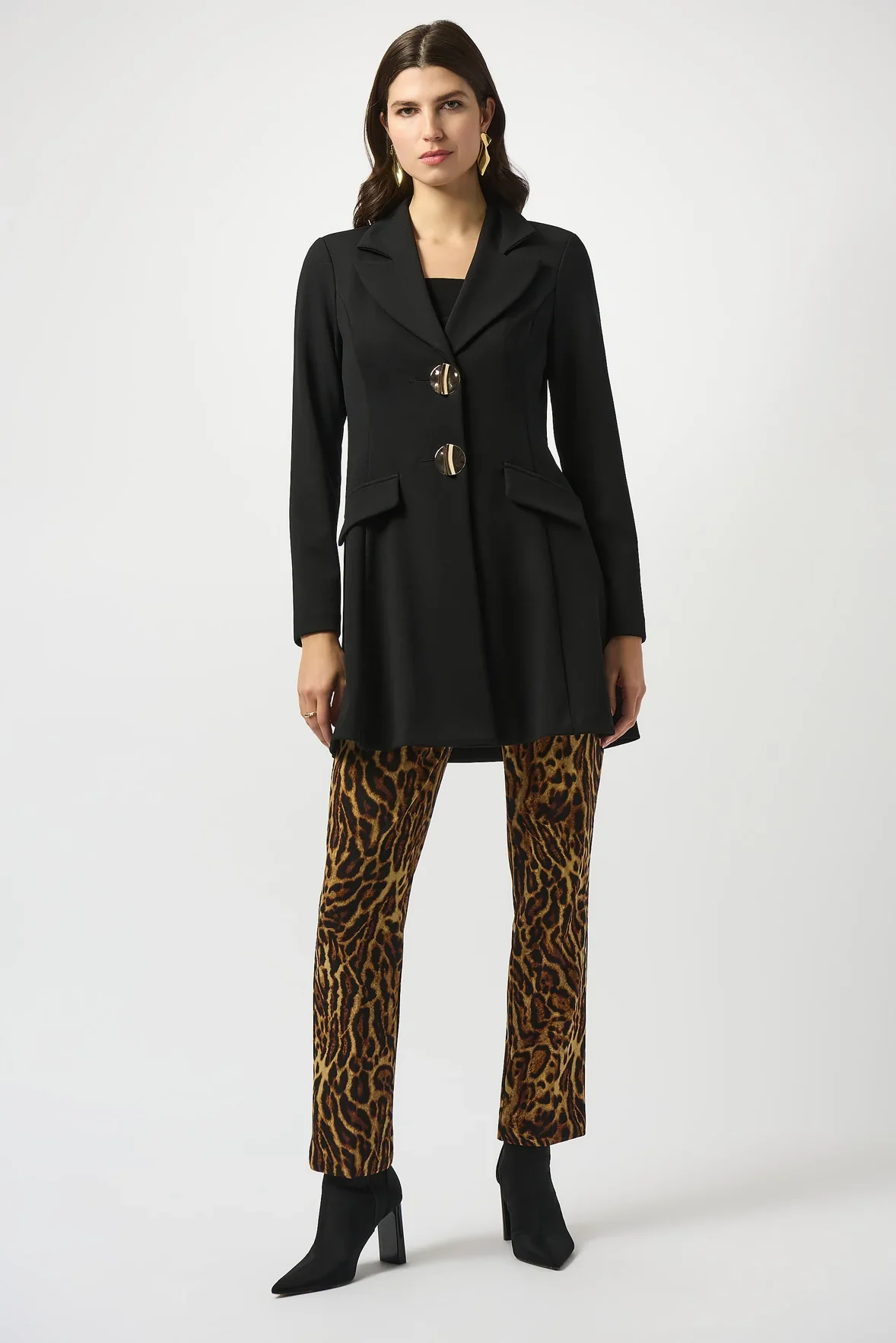 Joseph Ribkoff Animal Straight Leg Pant (253269-262) - Image 2