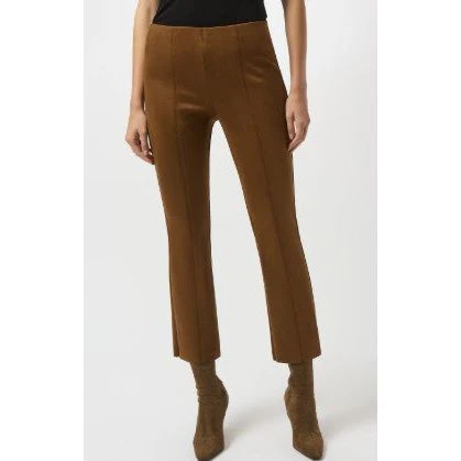 Joseph Ribkoff Marled Flare Leg High Rise Brown Pant (243178)(Brown)