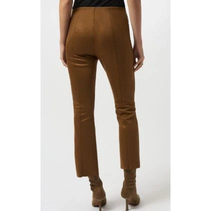 Joseph Ribkoff Marled Flare Leg High Rise Brown Pant (243178)(Brown) - Image 2
