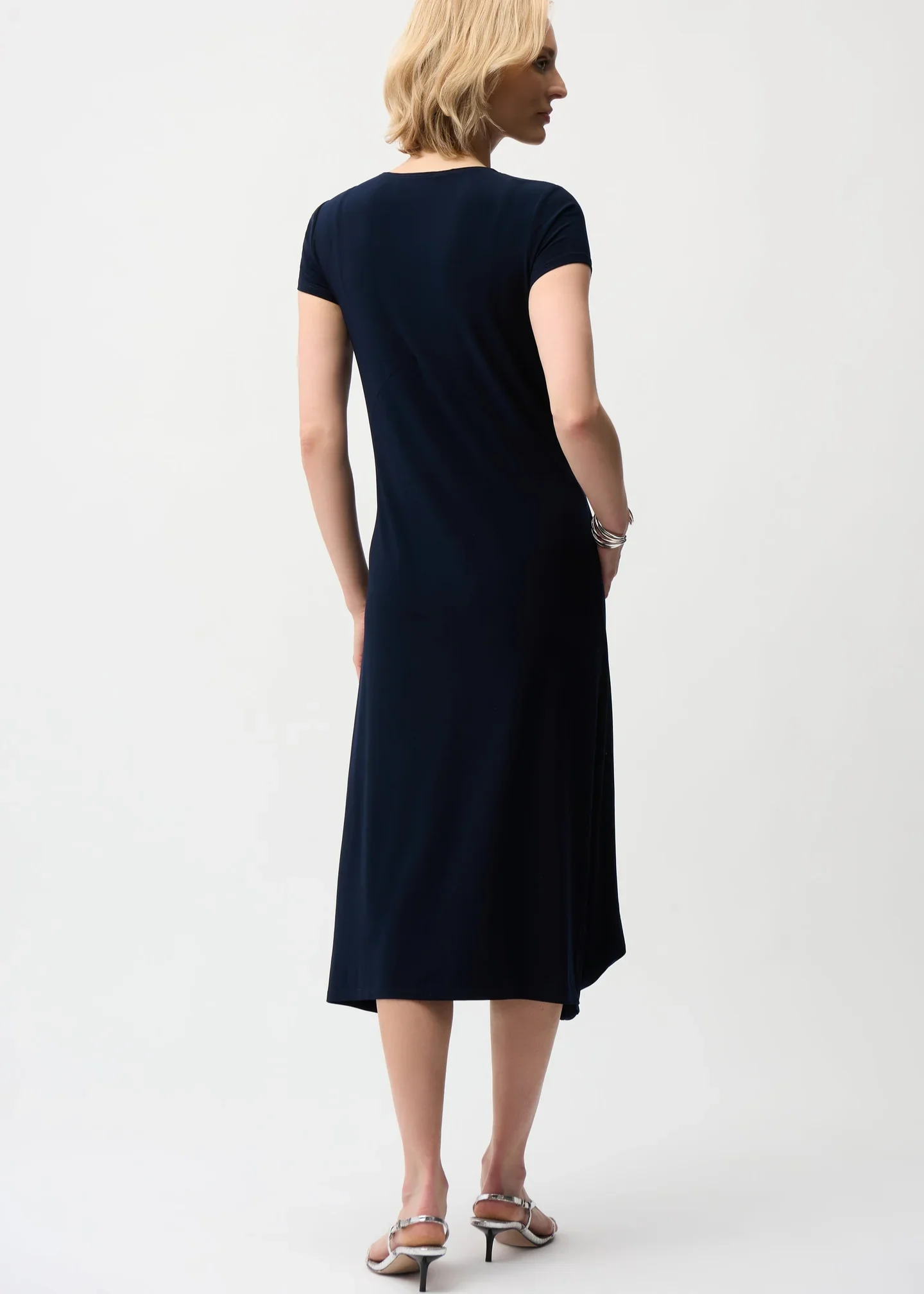 Joseph Ribkoff Midnight Blue Cocoon Dress - Image 2
