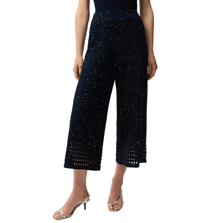 Joseph Ribkoff Embellished Pant (261975)(Midnight Blue)