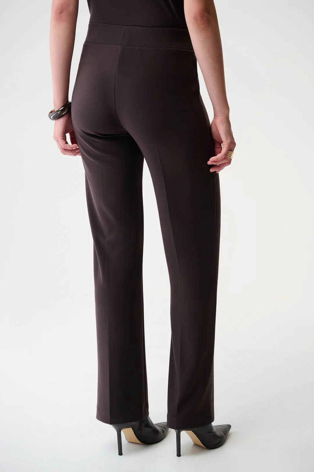 Joseph Ribkoff Straight leg Pant (153088)(Mocha) - Image 2