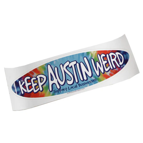 Keep Austin Weird Oval Decal (5354STIC) - Image 2