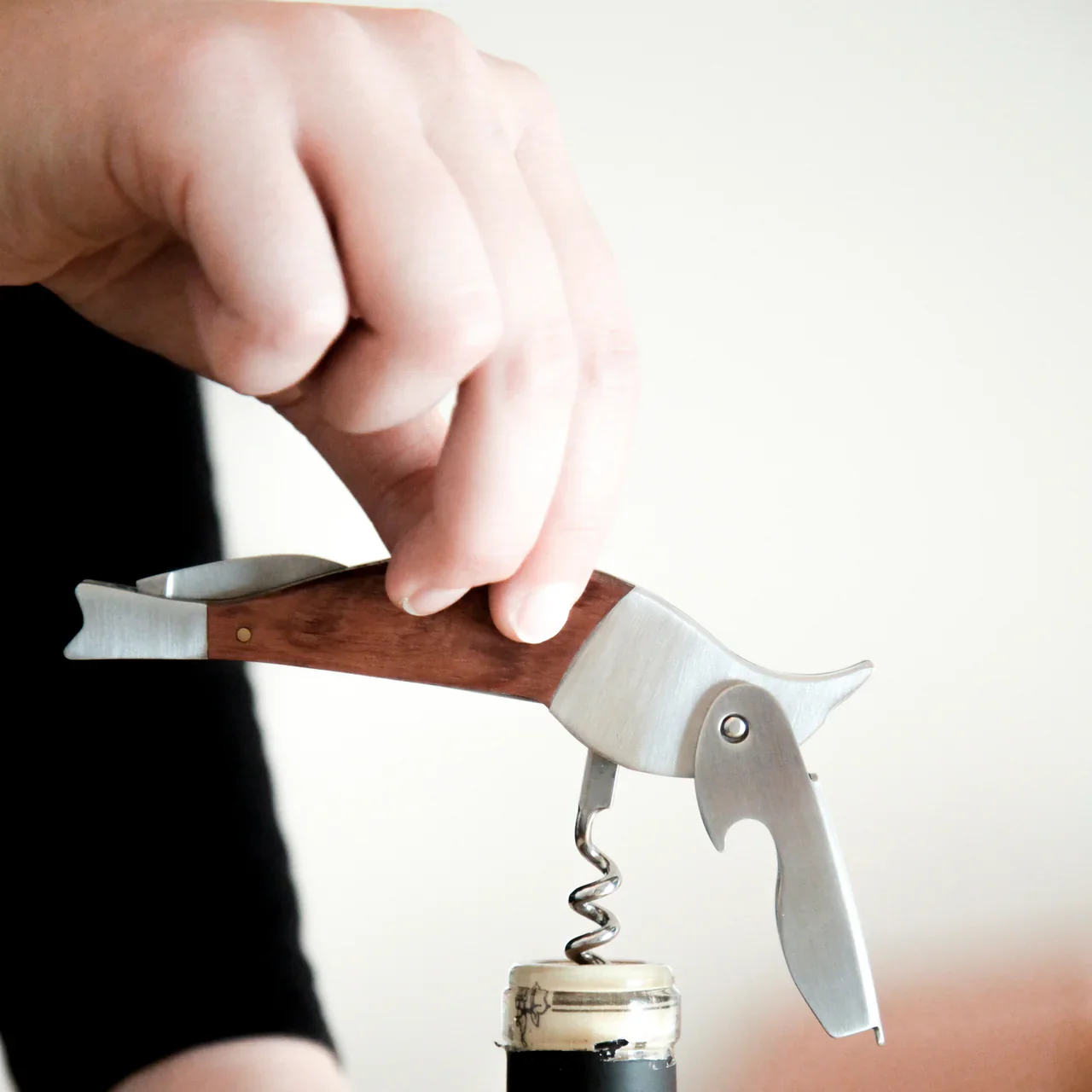 Kikkerland Bird 3 in 1 Corkscrew - Image 2