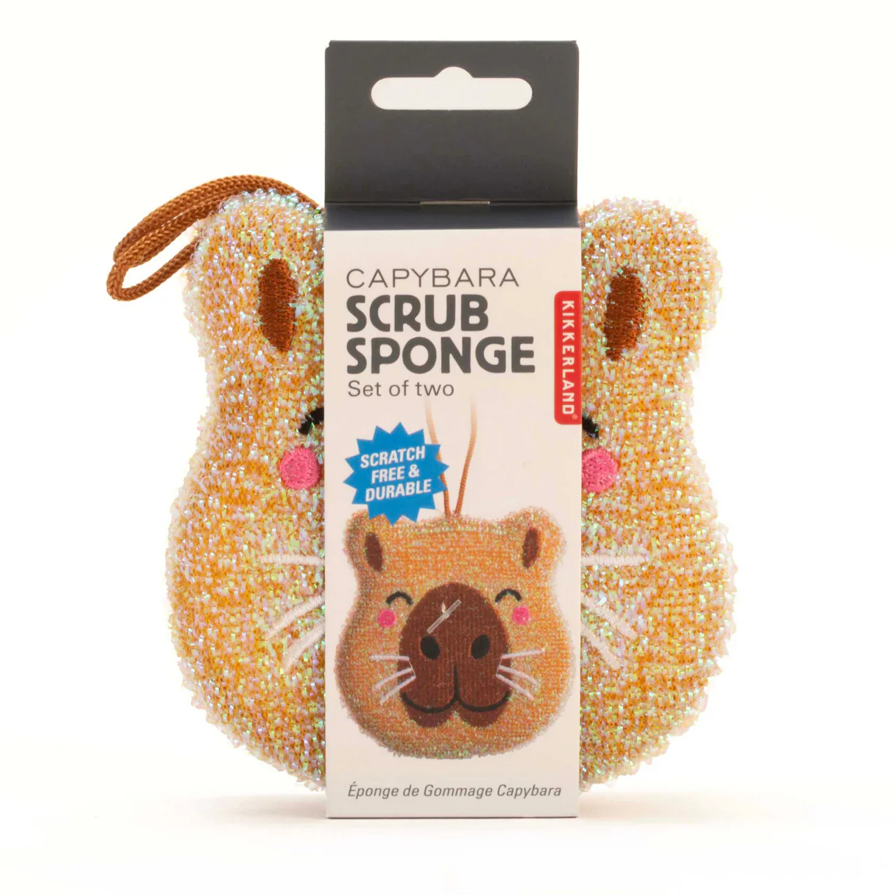 Kikkerland Capybara Sponge Set of 2 - Image 2