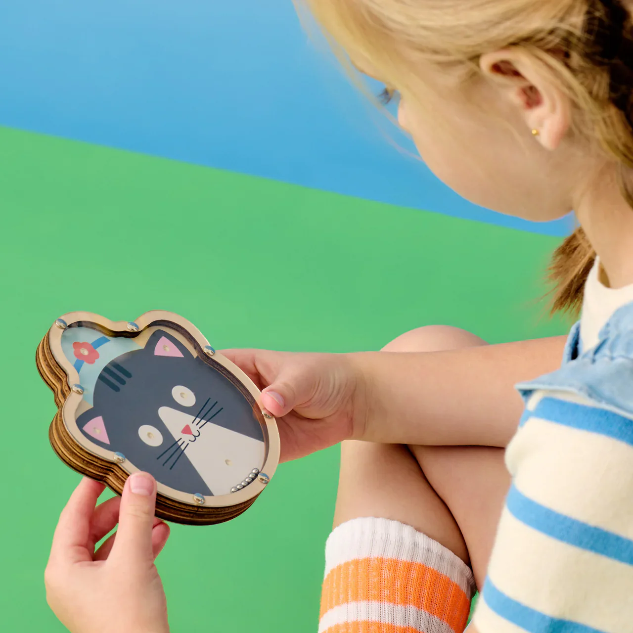 Kikkerland Kidoki Doublesided Tilt & Roll Puzzle (Animal Selected at Random) - Image 2