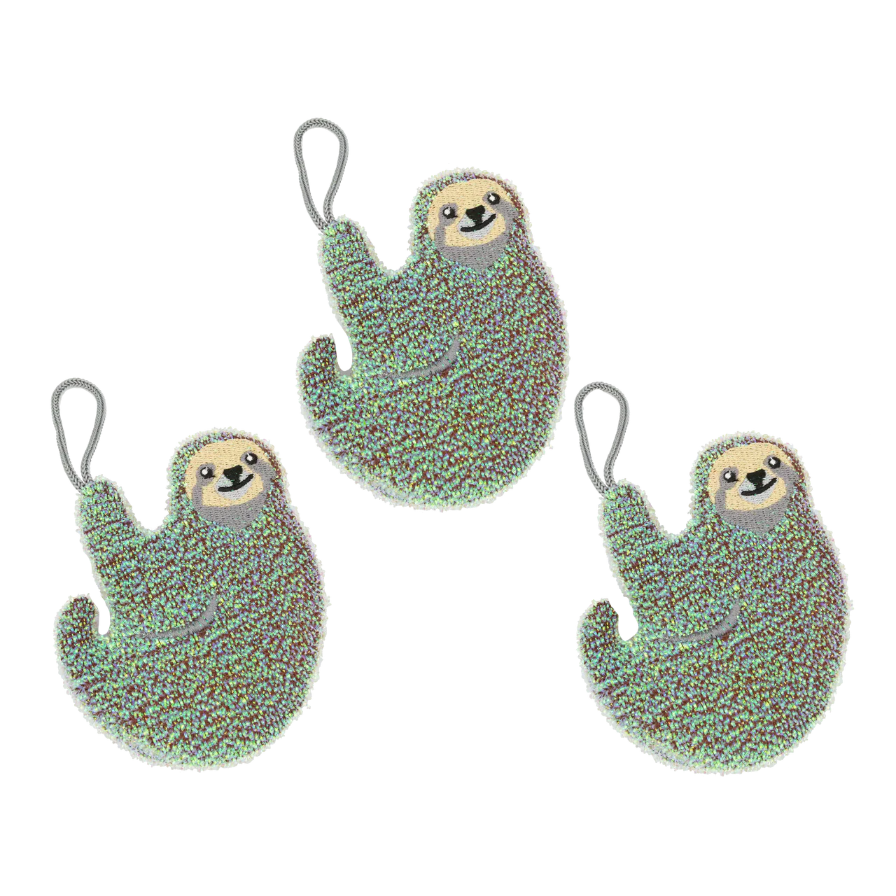 Kikkerland Sloth Sponge Set of 3 - Image 3
