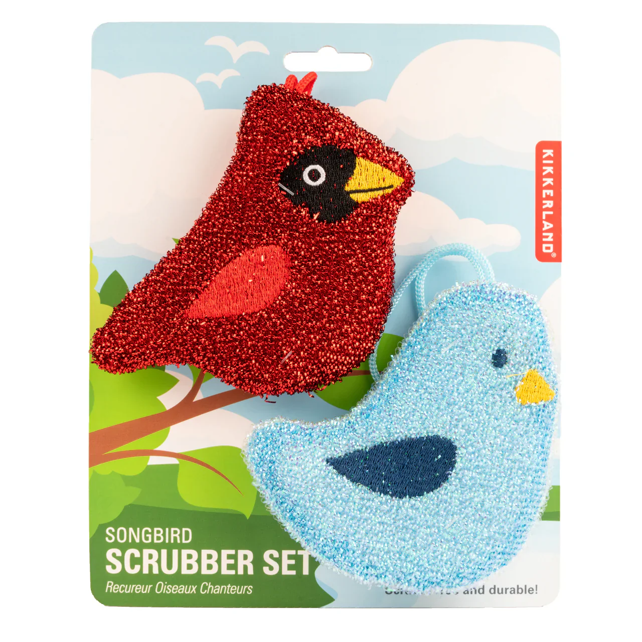 Kikkerland Songbirds Sponge Set of 2 - Image 2