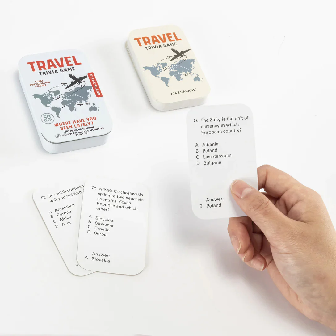 Kikkerland Travel Trivia Game - Image 2