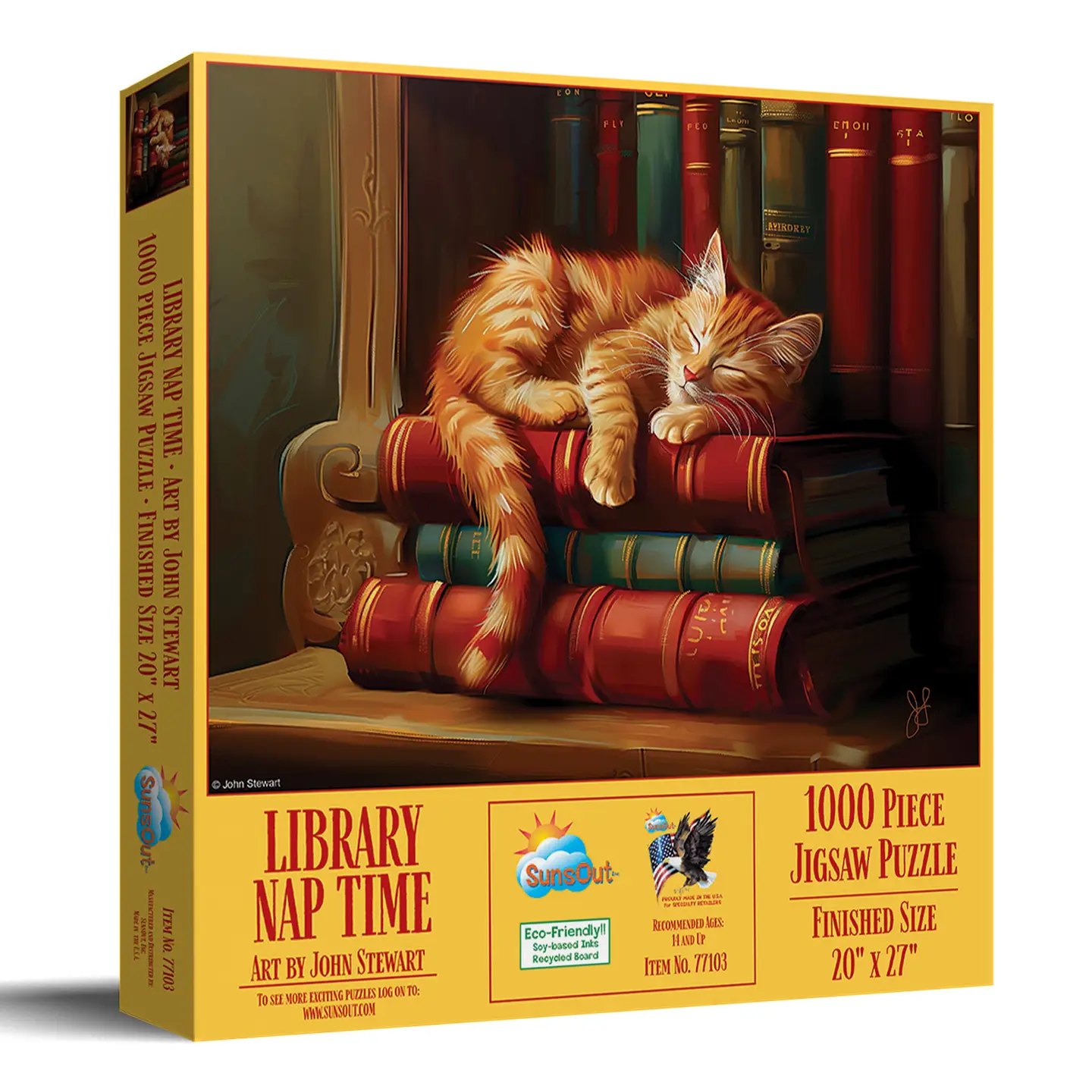Library Nap Time 1000 Piece Jigsaw Puzzle (77103)
