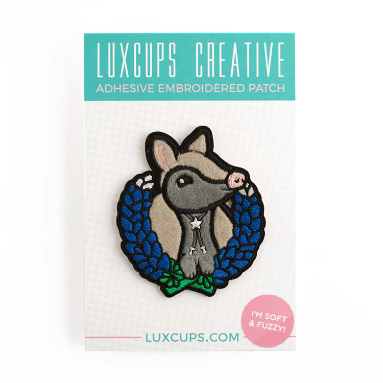 Laurel Armadillo Fuzzy Patch  Lux A29 - Image 2