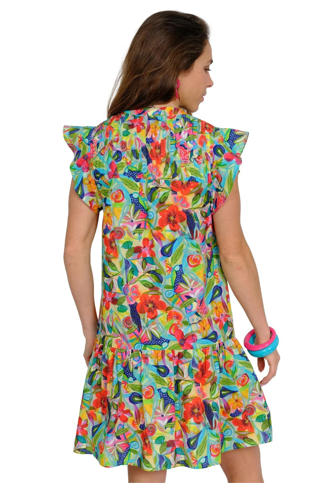 Lior Ruffle Sleeve With Flounce Bottom (Kelsey-2-Ar) (Floral Bounty) - Image 2