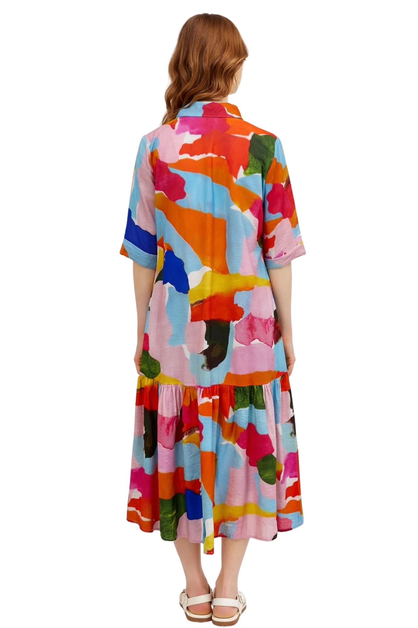 Lior Vega  Long Dress (Vega-40)(Turq & Caicos) - Image 2