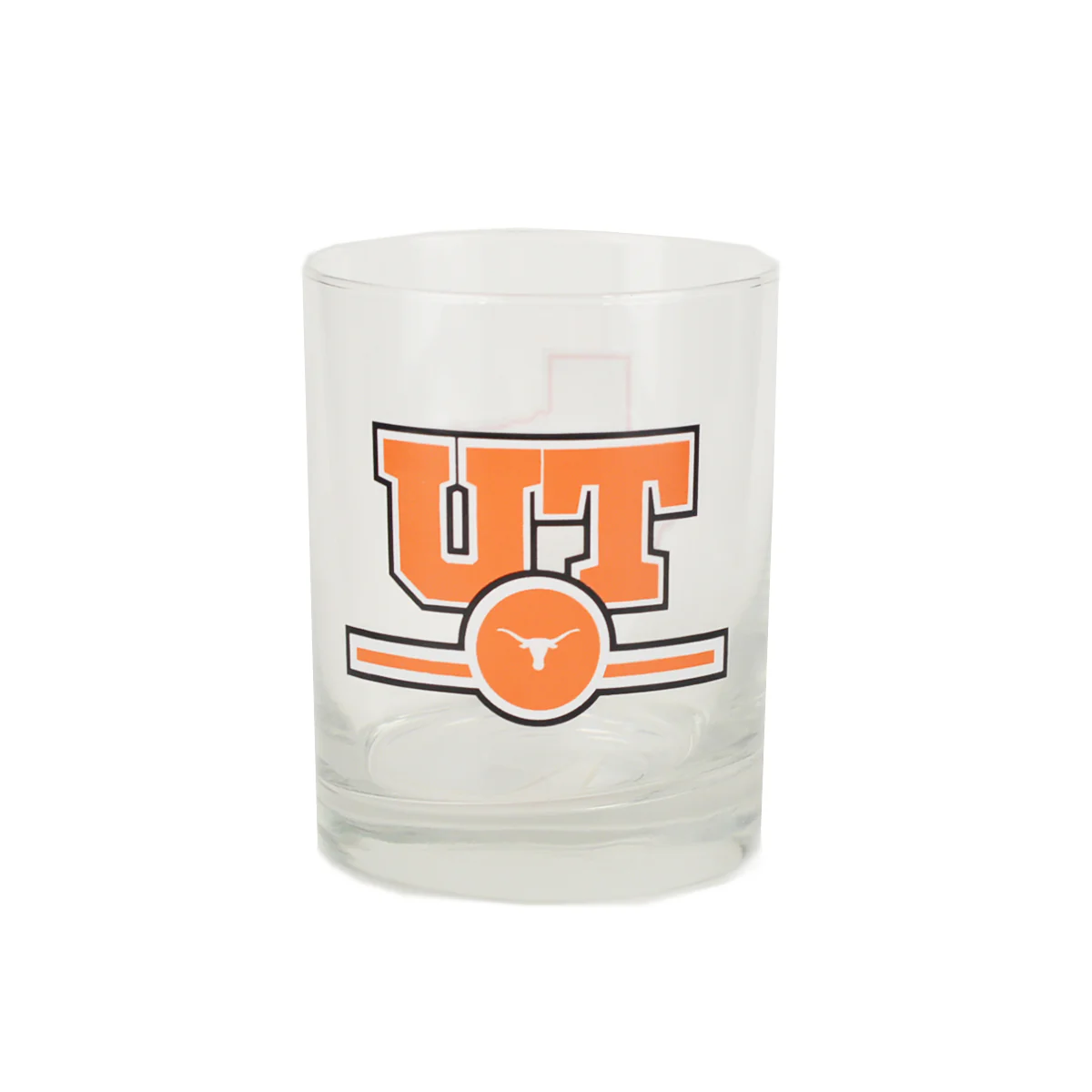 Logo brands Vintage UT on The Rocks 14oz letterman GLASS - Image 2