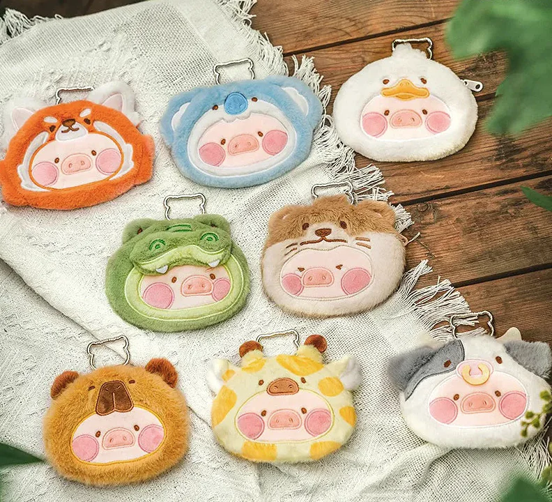 Lulu The Piggy Animal Party Plush Portable Pouch Blind Box - Image 2