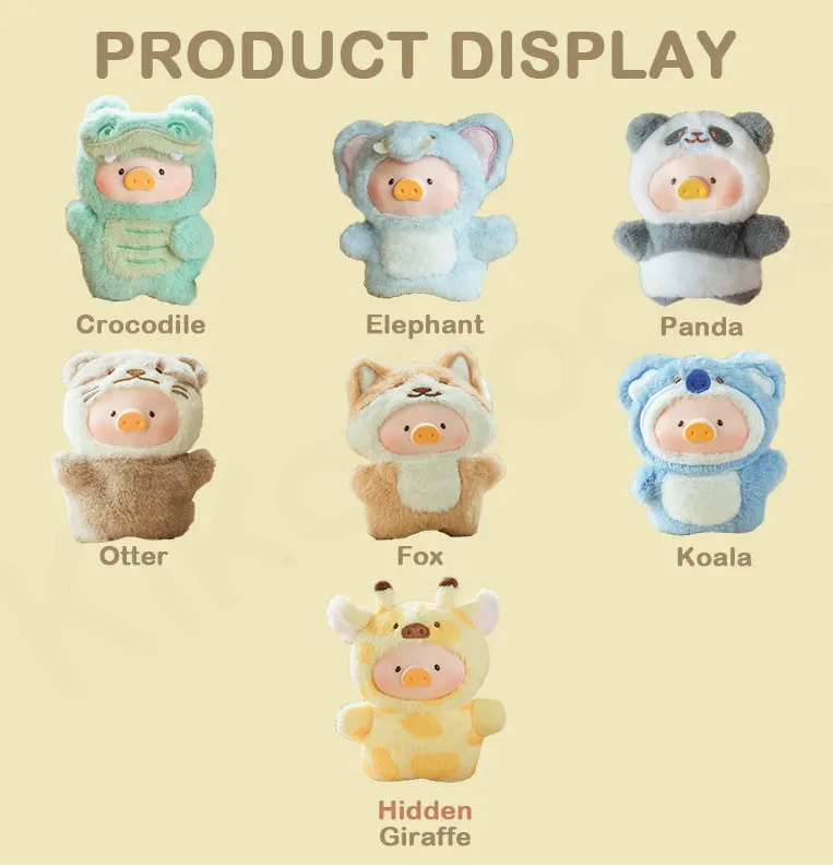 Lulu The Piggy Animal Party Puppet Show Keychain Blind Box - Image 3