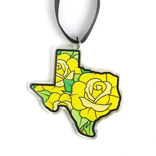 Luxcup Texas Yellow Rose Ornament - Image 2
