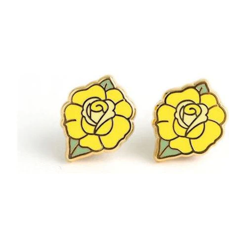 Luxcups Yellow Rose Earrings - Image 2