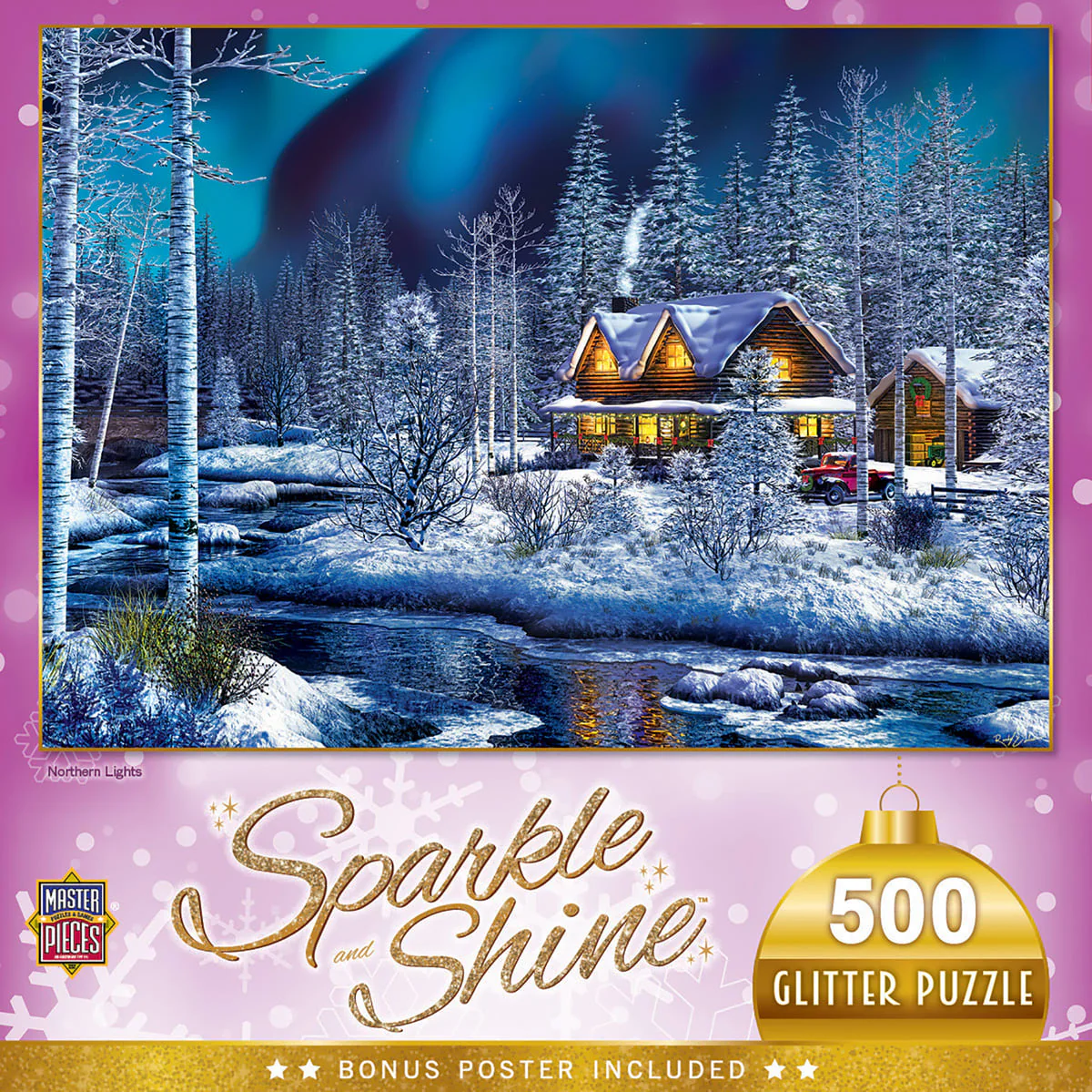 Masterpiece Sparkle and Shine A Christmas Story 500 Piece Jigsaw Puzzle (32361)