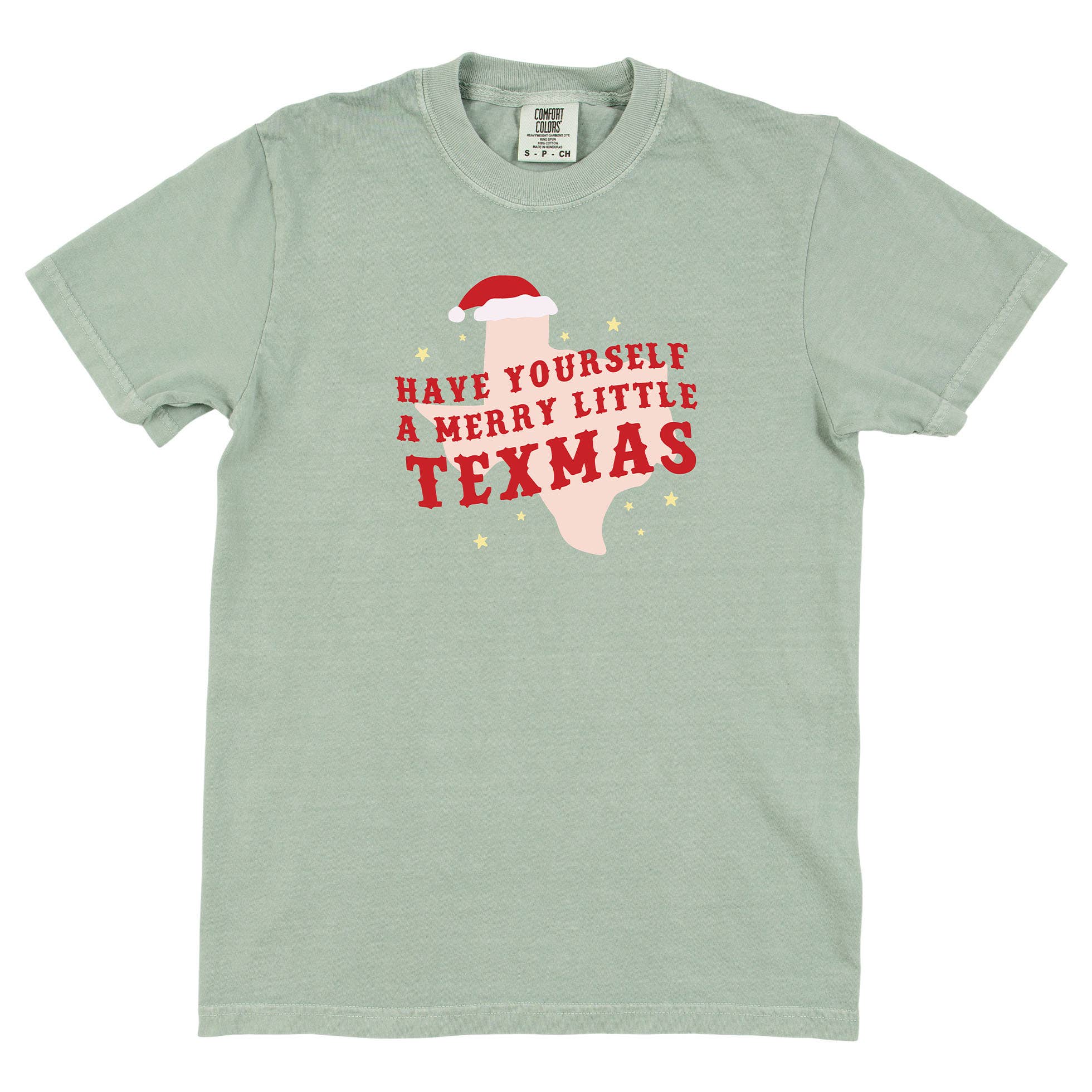 Merry Little Texmas Christmas Western Tee - Bay - Image 2
