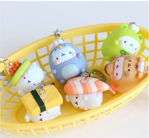 Molang Figure Keyring Bag Charms (Chosen at Random) - Image 3