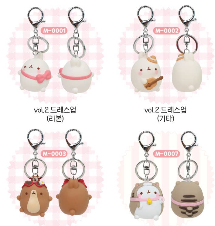 Molang Figure Keyring Bag Charms (Chosen at Random) - Image 7