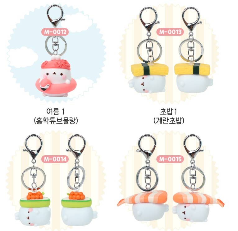 Molang Figure Keyring Bag Charms (Chosen at Random) - Image 9