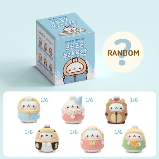 Molang Winter Special Blind Box Random Figure CollectibleToy - Image 7