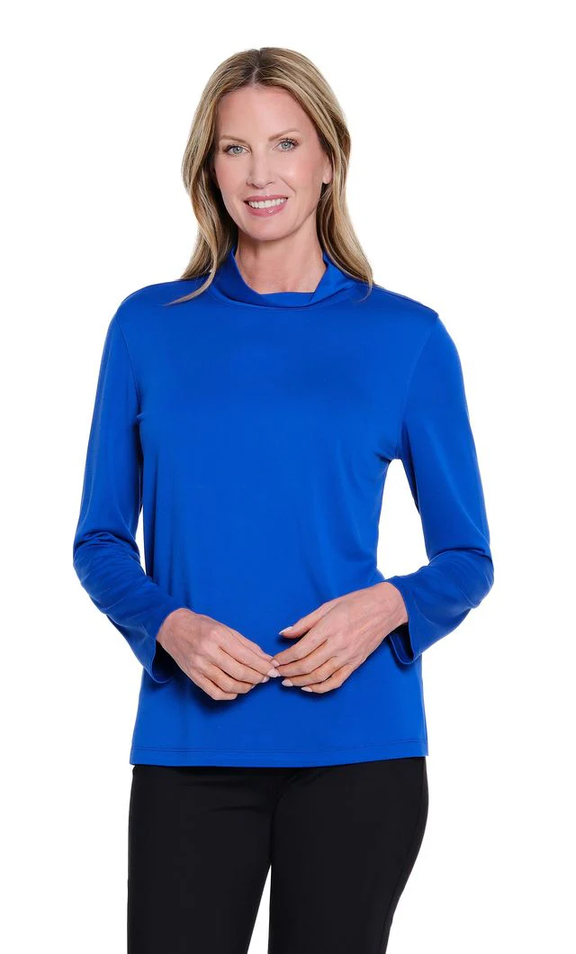 Multiples Mock Neck Long Sleeve Top (4 Colors) - Image 2