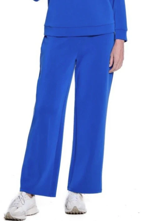 Multiples Petite Wide Band Pull On Wide Leg Ankle Pants (4 Colors) - Image 3