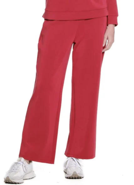 Multiples Petite Wide Band Pull On Wide Leg Ankle Pants (4 Colors) - Image 4