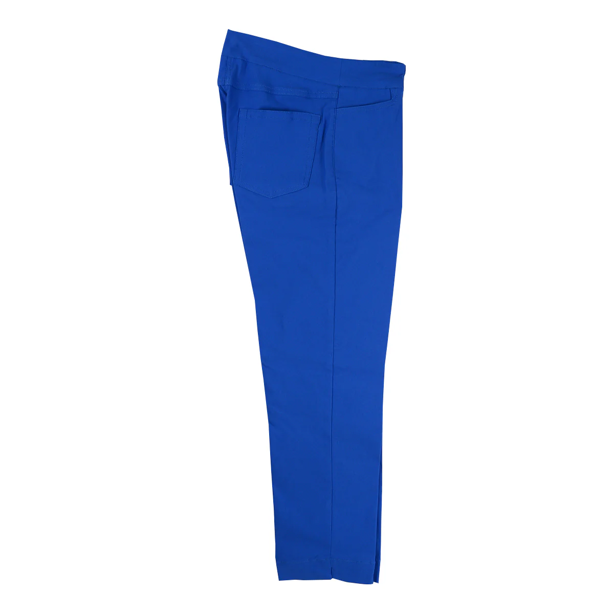 Multiples Pull On Crop Pant (M12713PM)(Electric Blue) - Image 2