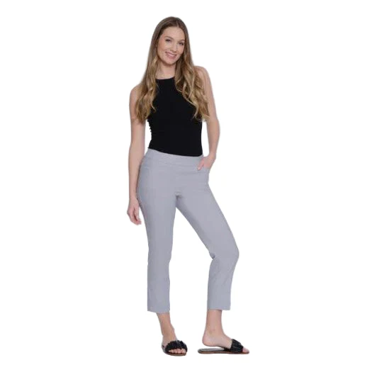 Multiples Pull On Crop Pant with  Real Front Pockets   (4 Colors) (M12713PM) - Image 3