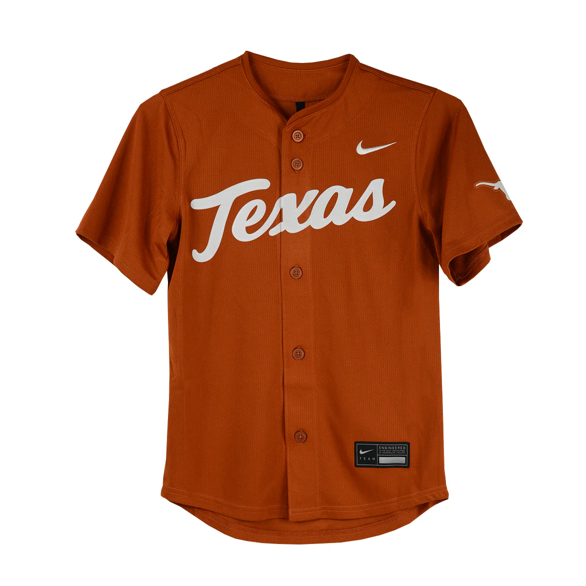 Nike Texas Longhorn Youth Limited Full Button Baseball Jersey (3 Colors)