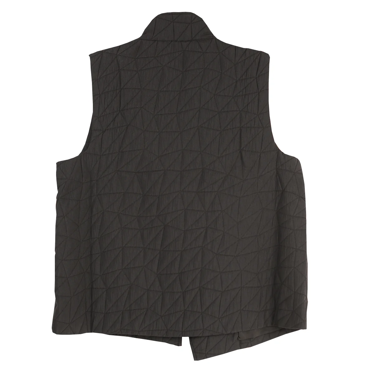 Olivia by Habitat Kaleidoscope Quilt Scenic View Vest (BLK) - Image 3