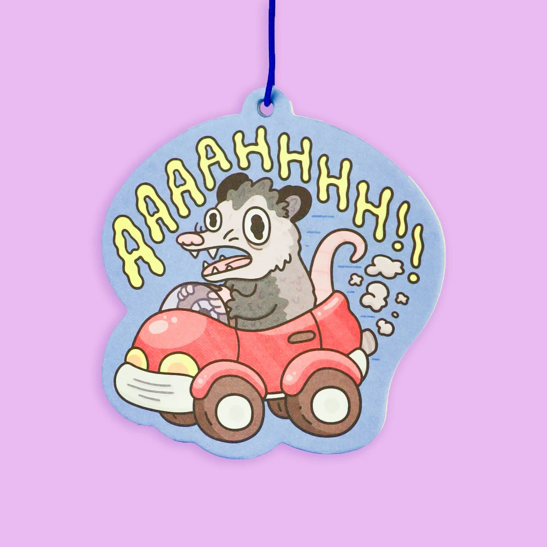 Panic Opossum Car Vehicle Scented Air Freshener - Image 3