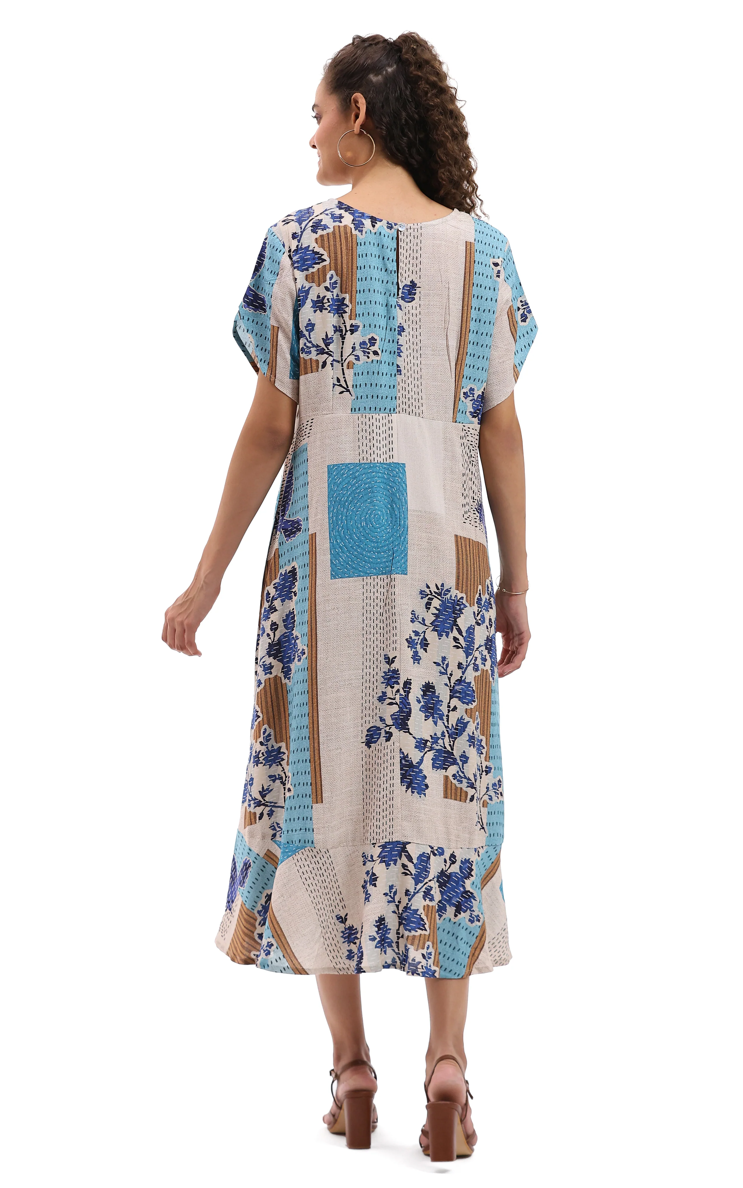 Parsley & Sage Rowan Print Dress (26T17D1) - Image 2