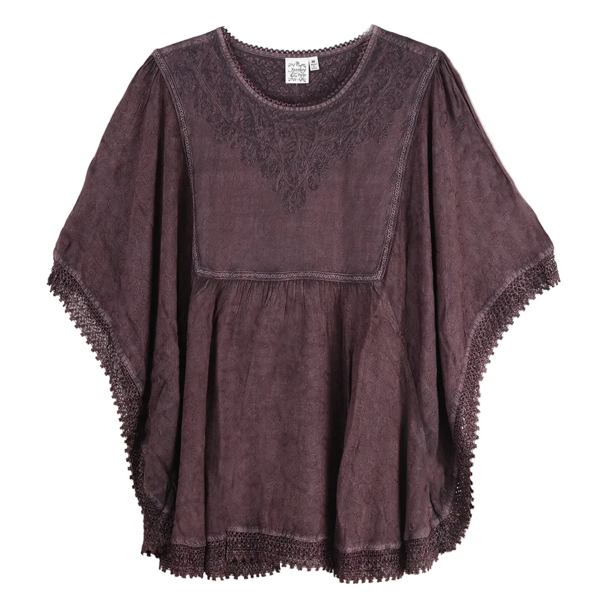 Parsley & Sage Whitney Oversized Bat Wing Top (2 colors)(24F583C) - Image 2