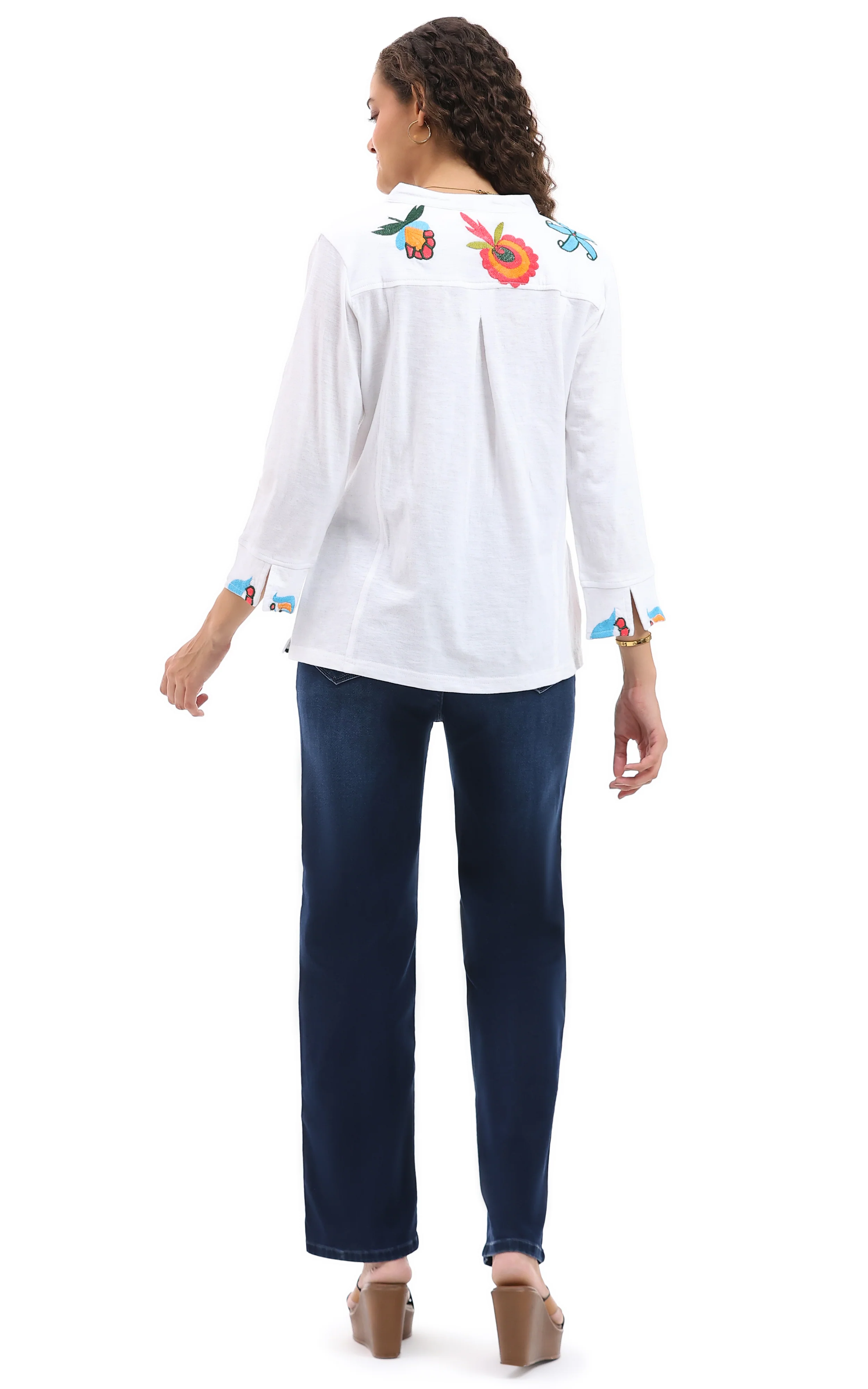 Parsley & Sage  Joni  Top (White)(26S447C) - Image 2