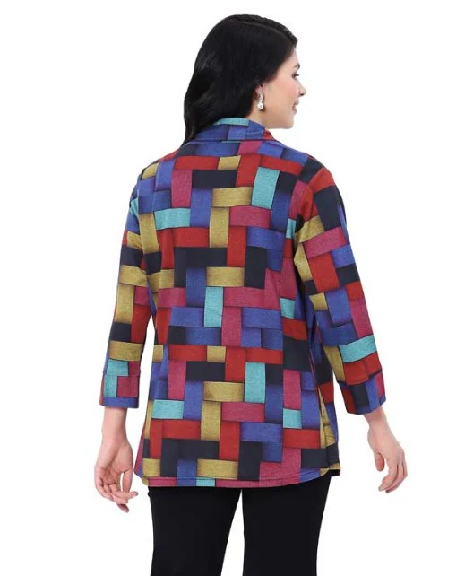 Parsley & Sage Glory Geo Print Shirt (MULTI) - Image 2