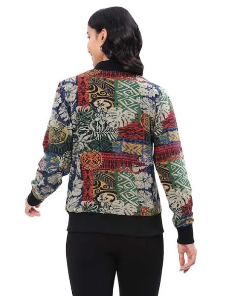 Parsley & Sage Ivey Woven Palm Floral Print Jacket - Image 2