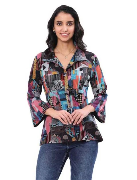 Parsley & Sage Mamie Flare Shirt - Image 3