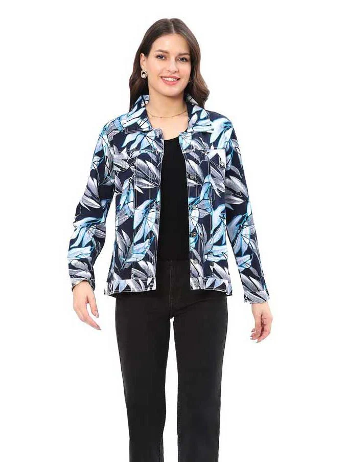 Parsley & Sage Kylie Allover Embroidered Jacket (Multi ) (25F561E24)