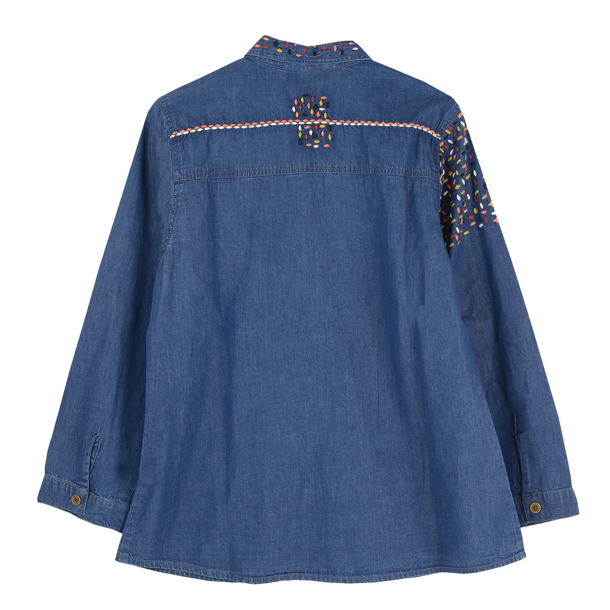 Parsley & Sage Sansa Embroidered Shirt (BLU) - Image 3