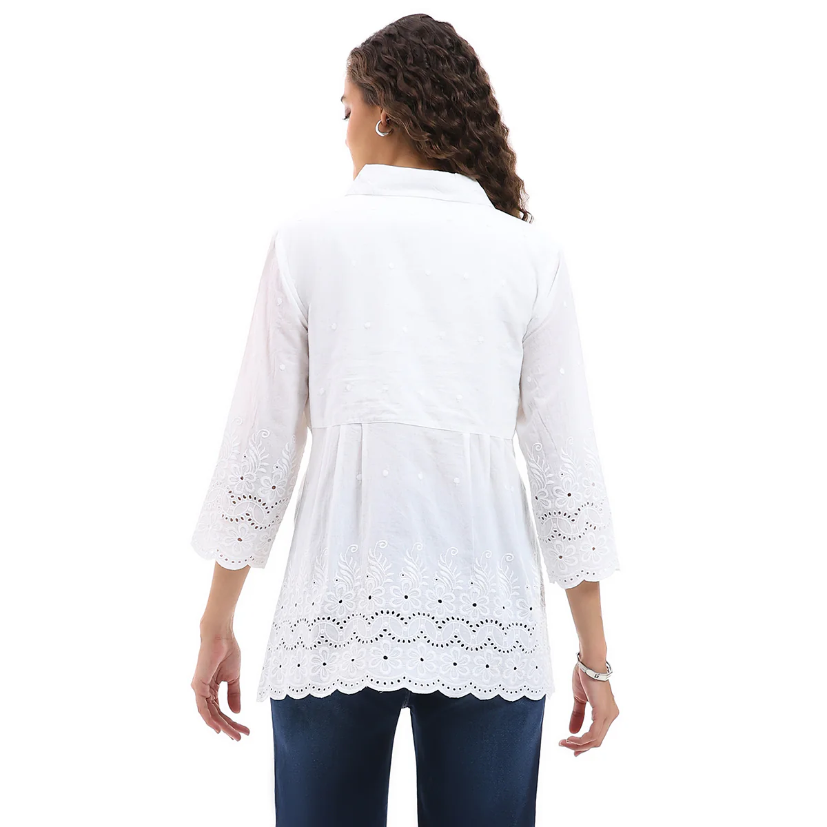 Parsley & Sage Nikki Novelty Button Shirt (2 Colors) (26S464G) - Image 4
